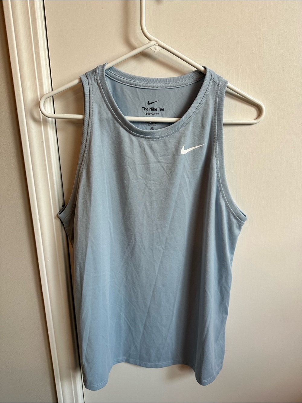 Nike Women’s Light Blue Athletic Dri-FIT Tank Top